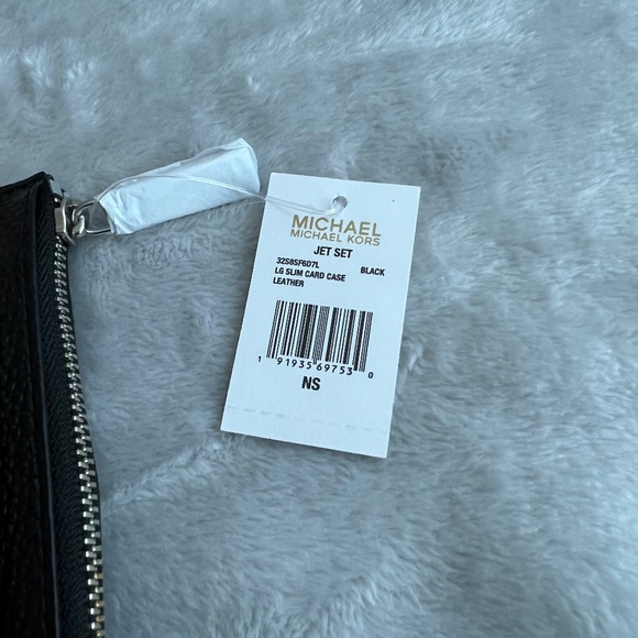 Michael Kors Jet Set Large Slim Card Case - Black - Picture 9 of 9